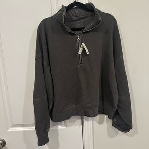 aerie Sun’s Out Half Zip Sweatshirt